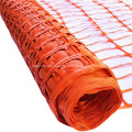 orange plastic safety warning barrier mesh
